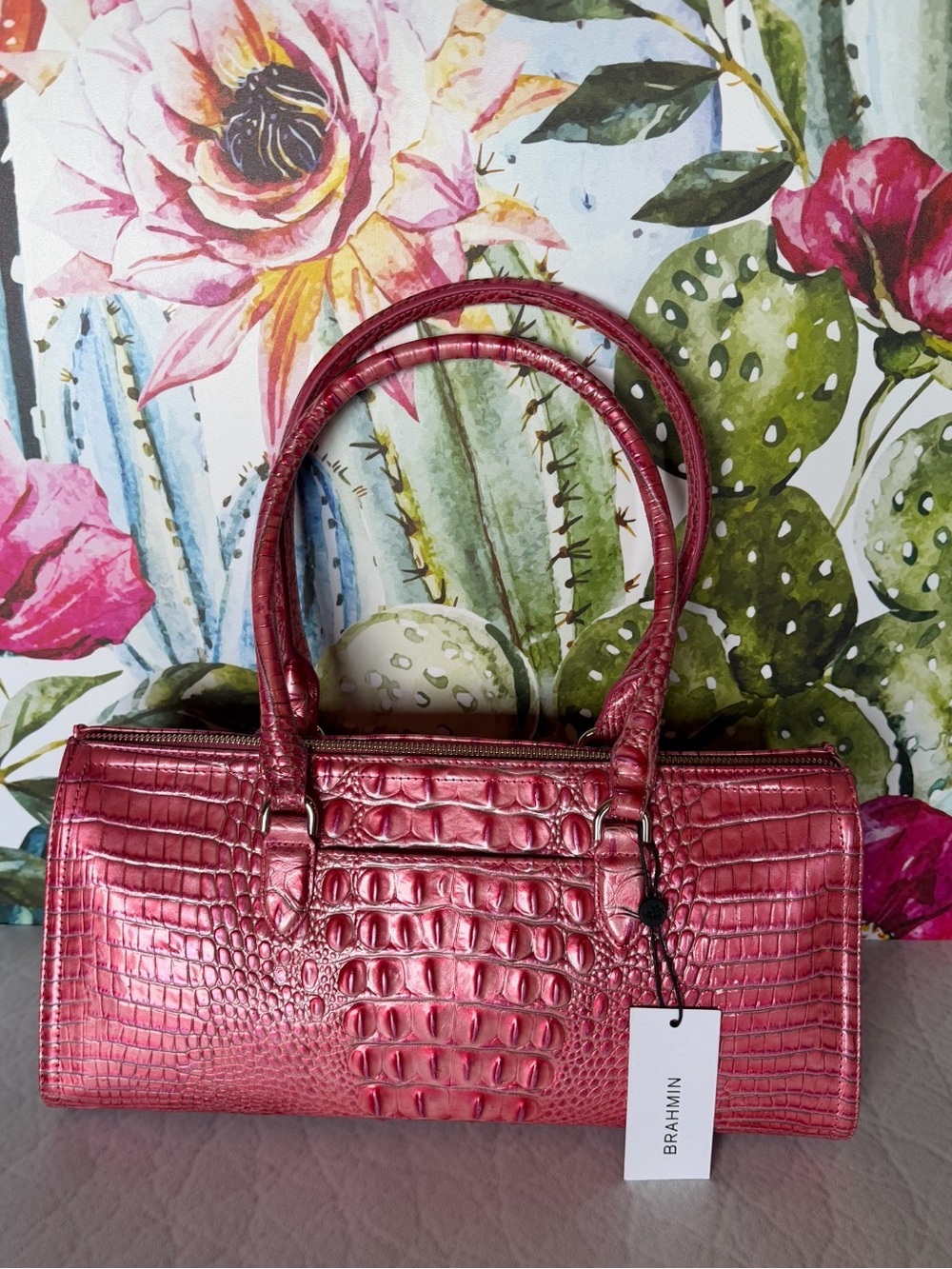 Brahmin Sophia French Rose Shoulder Bag NWT - Picture 10 of 11